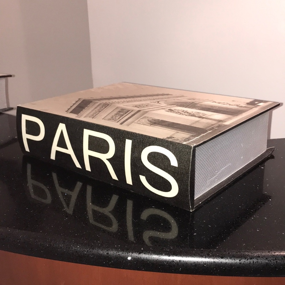 PARIS Decorative Book Piece with storage