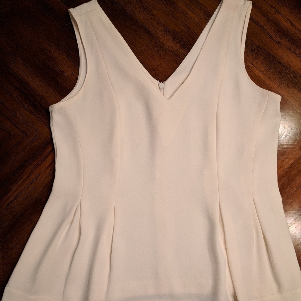Ann Taylor unworn white blouse