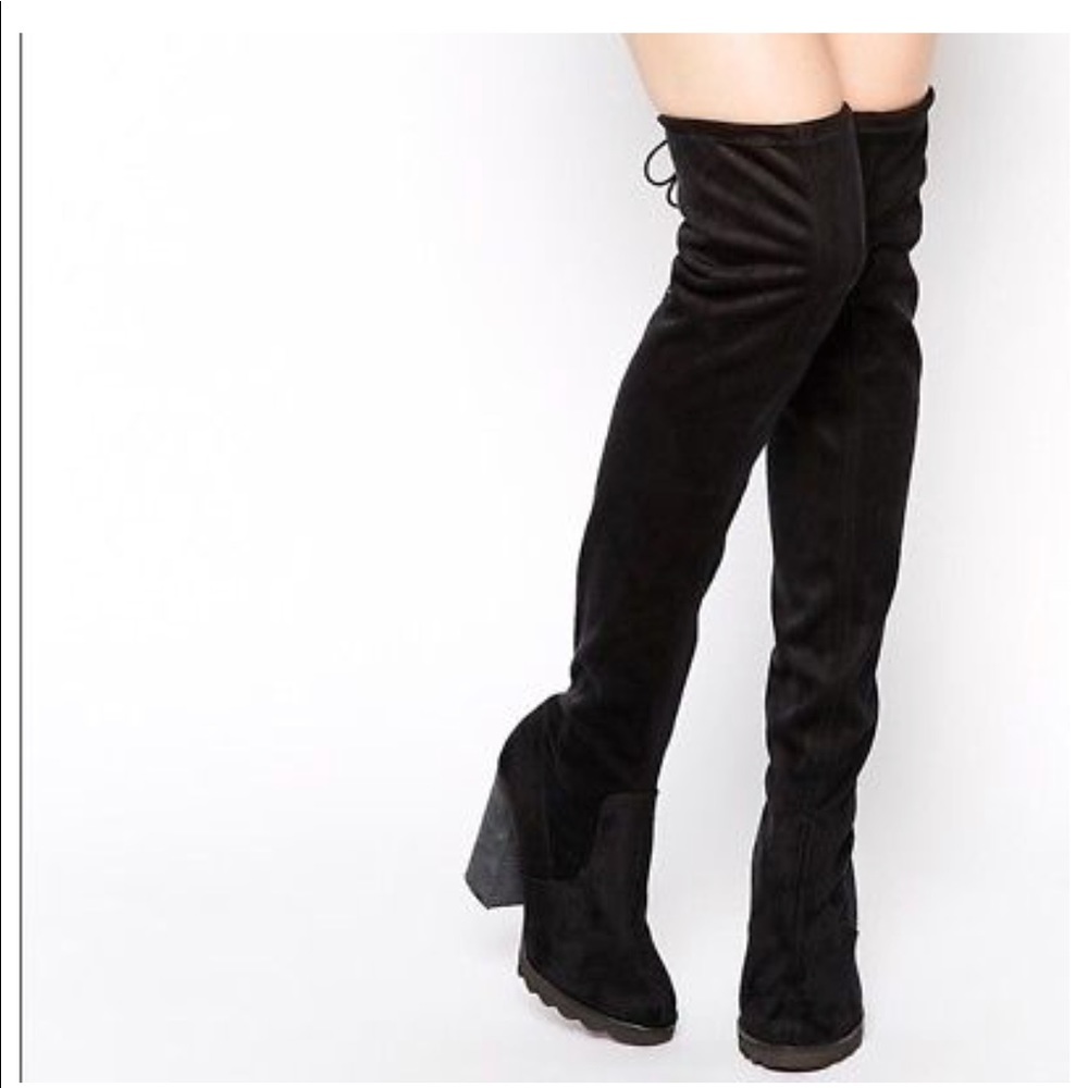 Free People suede over the knee boots NIB 36/6