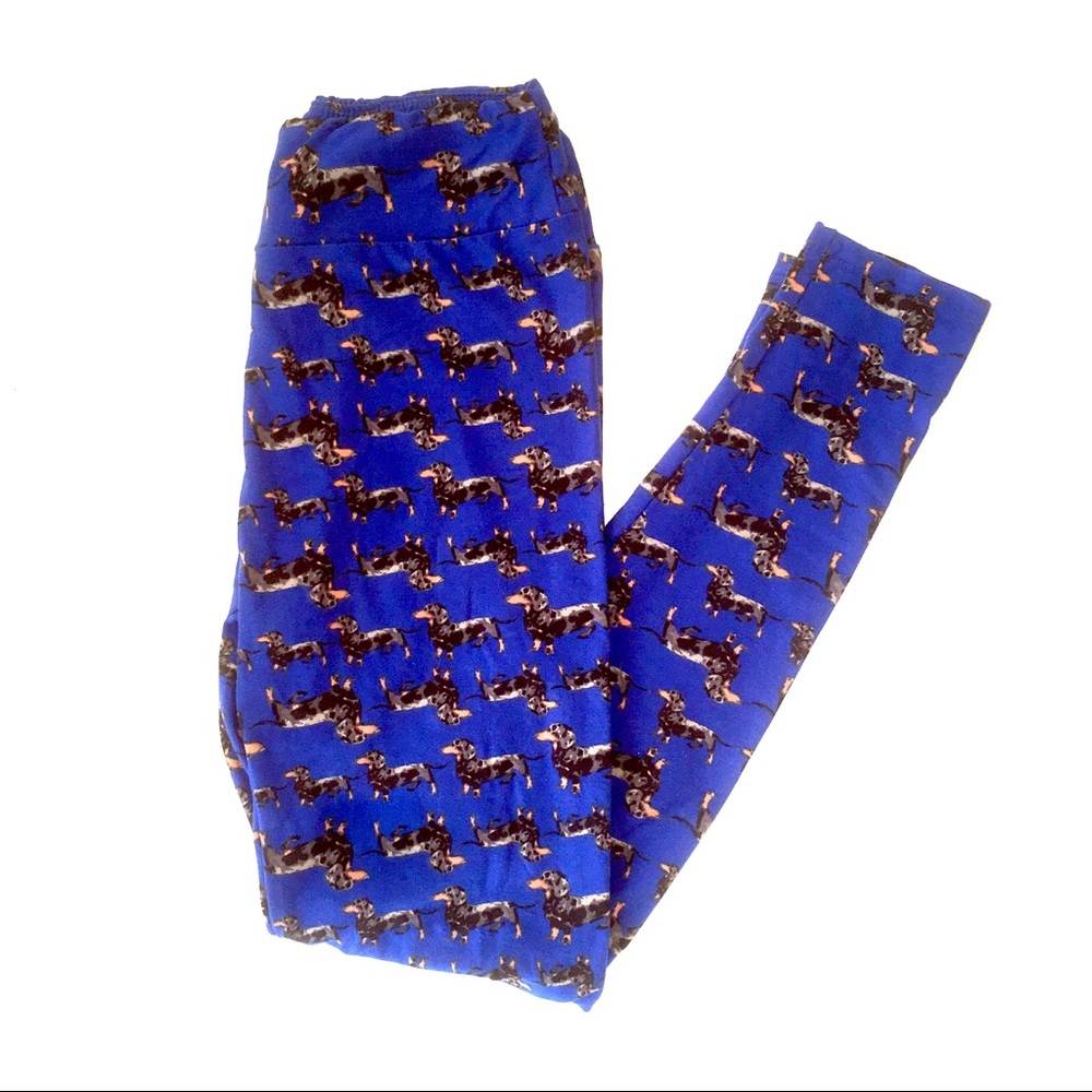 LuLaRoe Dachshund Print Leggings