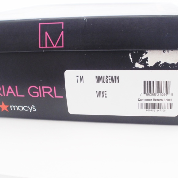 Material Girl Muse Wine Leopard Platform Pump Heel - Picture 8 of 9