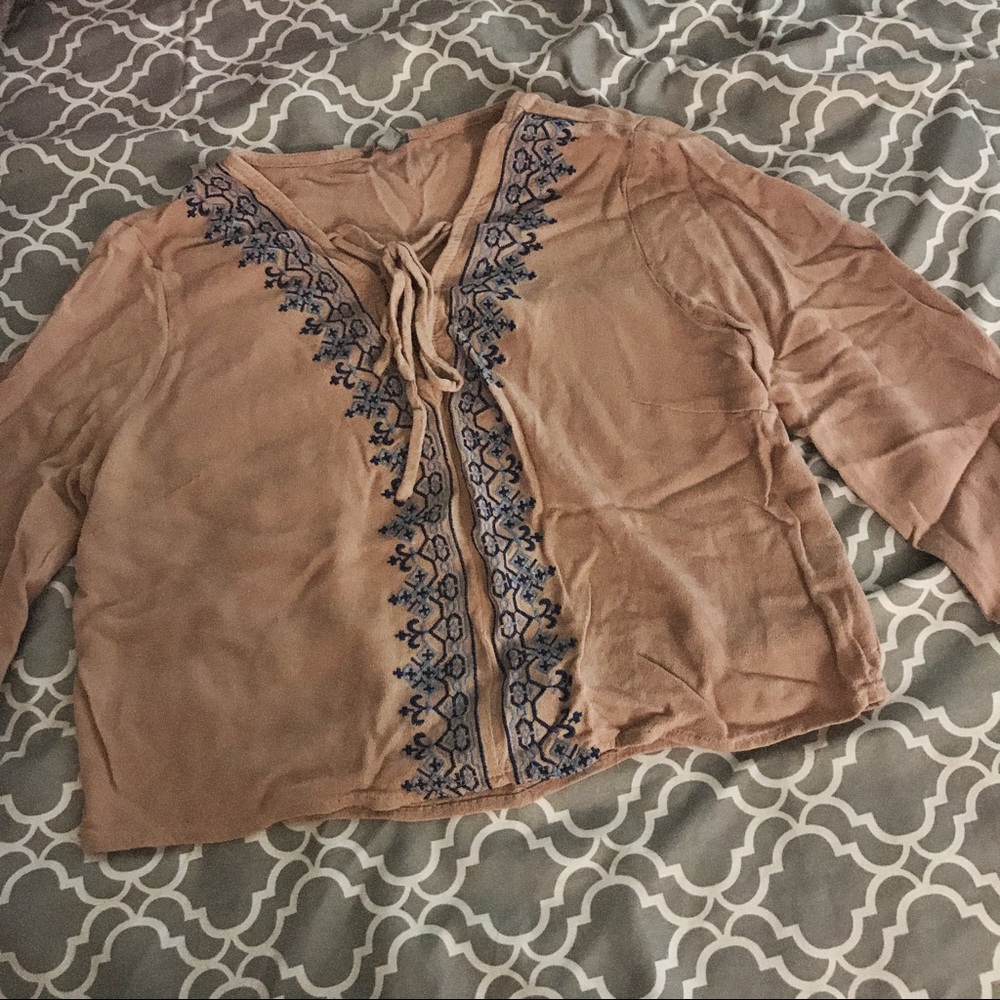 Long sleeve blouse