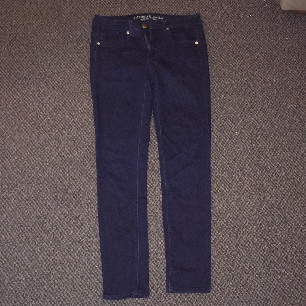 AEO’s Denim X Dark Blue Skinny Jeans - size 6