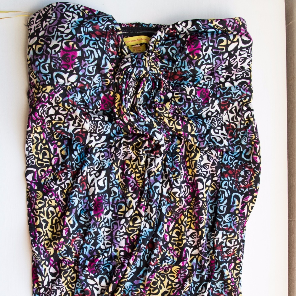 Strapless party dress