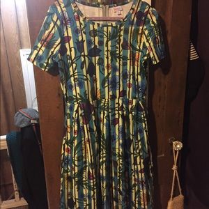 Colorful Lularoe Amelia Dress