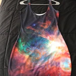 BlackMilk Galaxy dress (rainbow)