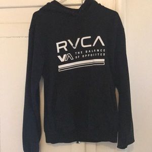 Black RVCA hoodie. Like new!