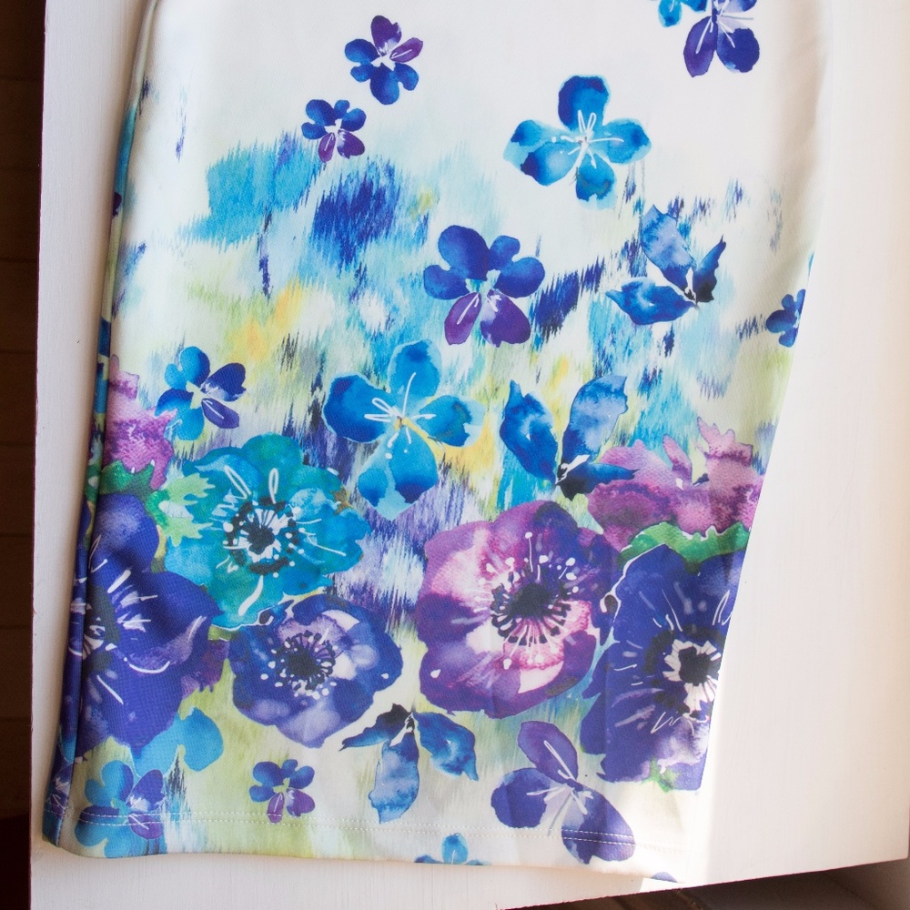 floral bodycon dress
