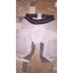 Nike pro combat padded compression shorts