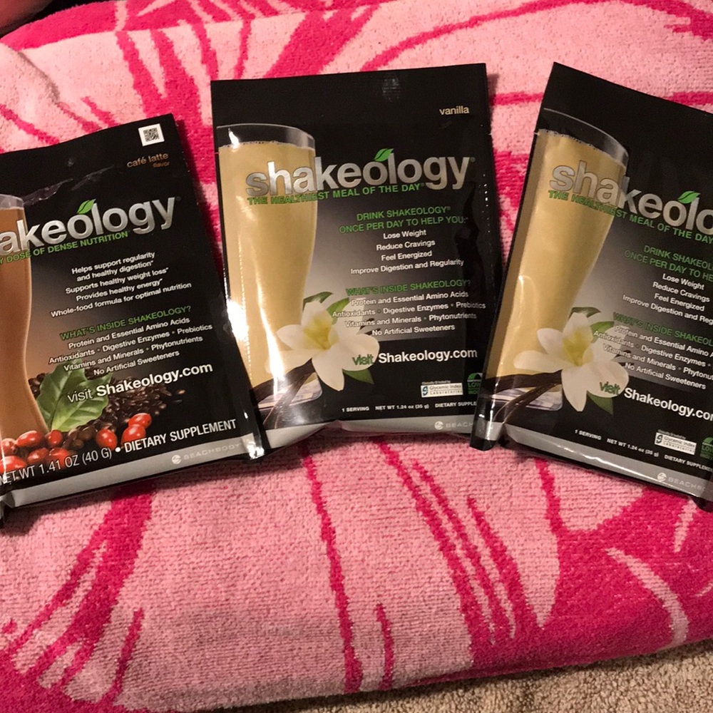 Super food shake, cafe latte six of them