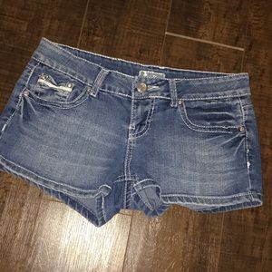 Denim shorts