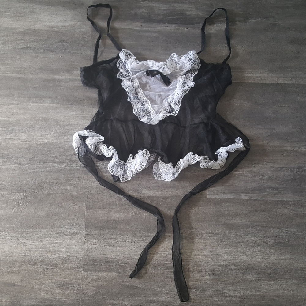 White French Maid Adult Costume
