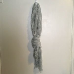 {DYT T2} Soft Mint Striped Scarf