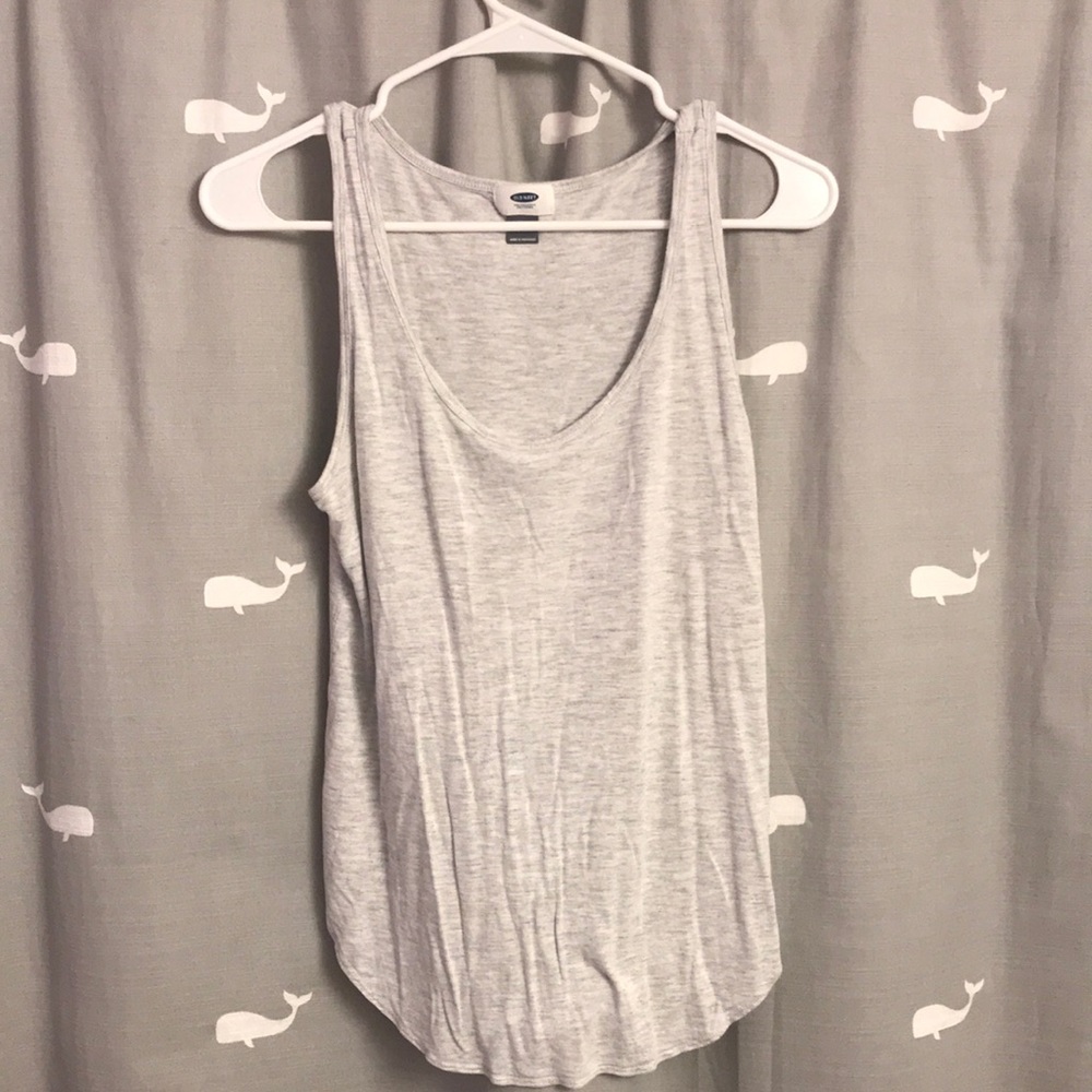 light gray tank NEVER WORN