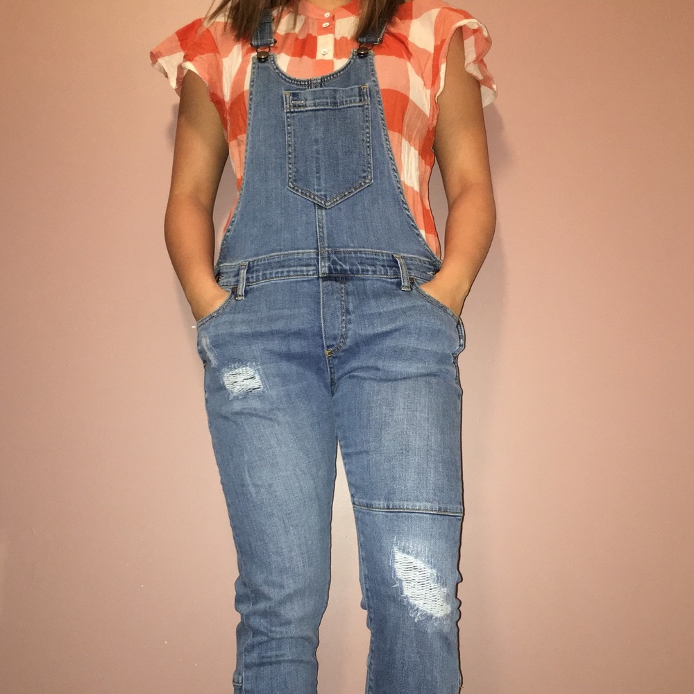 Anthropologie Denim Overalls