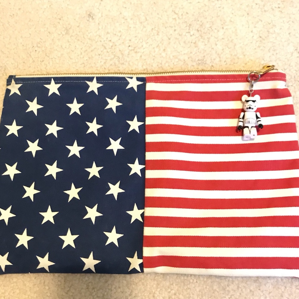 American apparel american flag pouch
