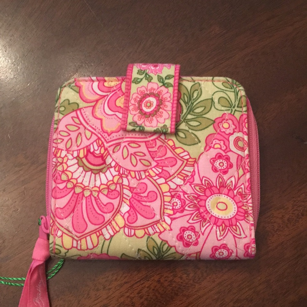Vera Bradley pink mini wallet