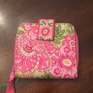 Vera Bradley pink mini wallet