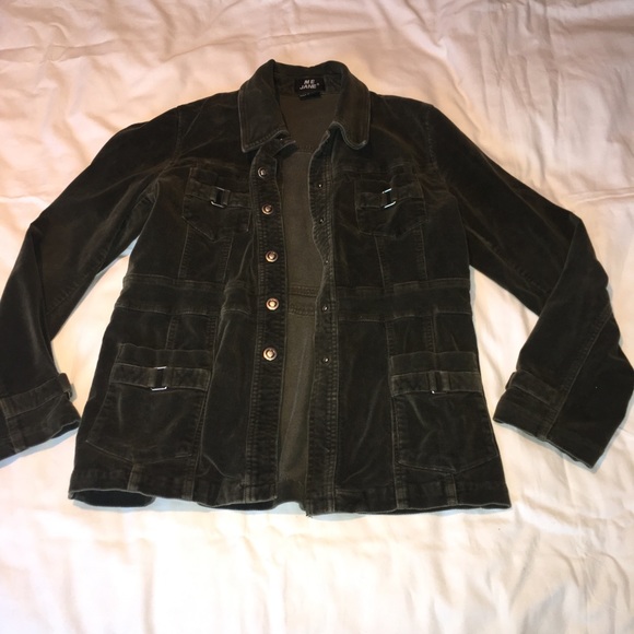 Me Jane Jackets & Blazers - Me Jane Utility Green Soft Jacket