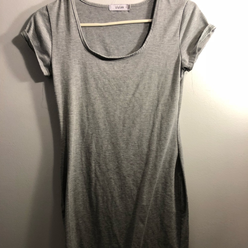 Grey VIVIAN Mini Dress👗