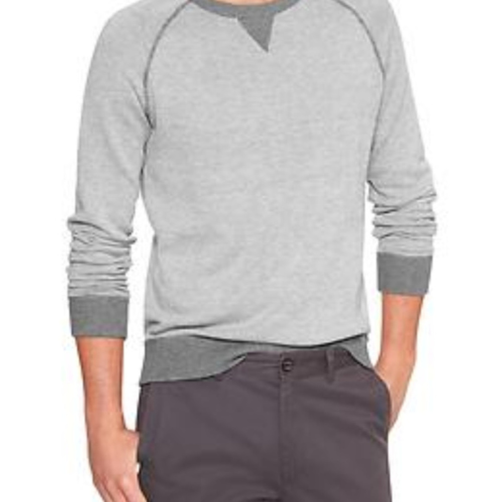 NEW!! Banana Republic Gray Pullover Crew Sweater