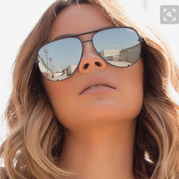 Quay Australia Accessories - Black Quay High Key Aviator Sunglasses