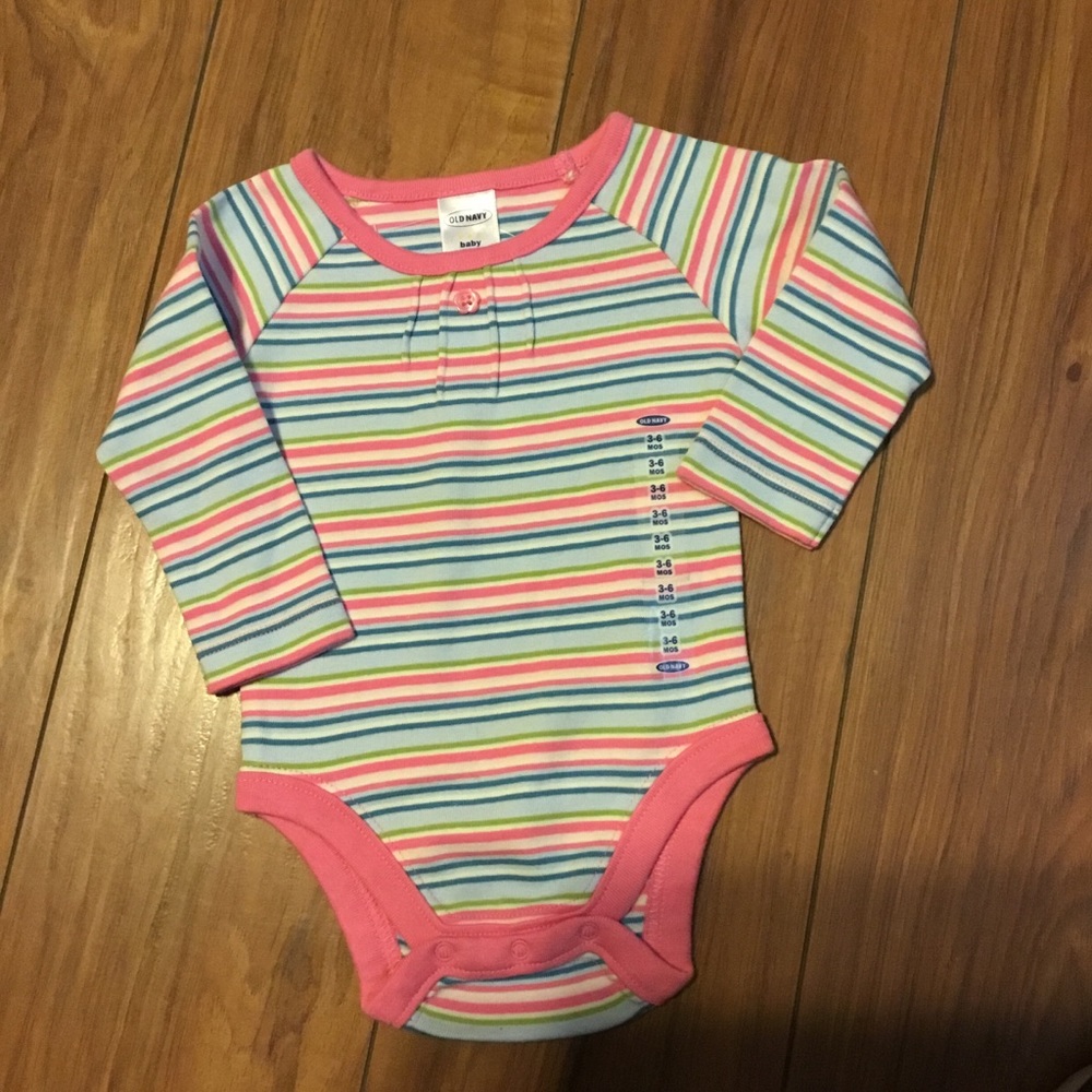 NWOT-Girls Long Sleeve Onesie