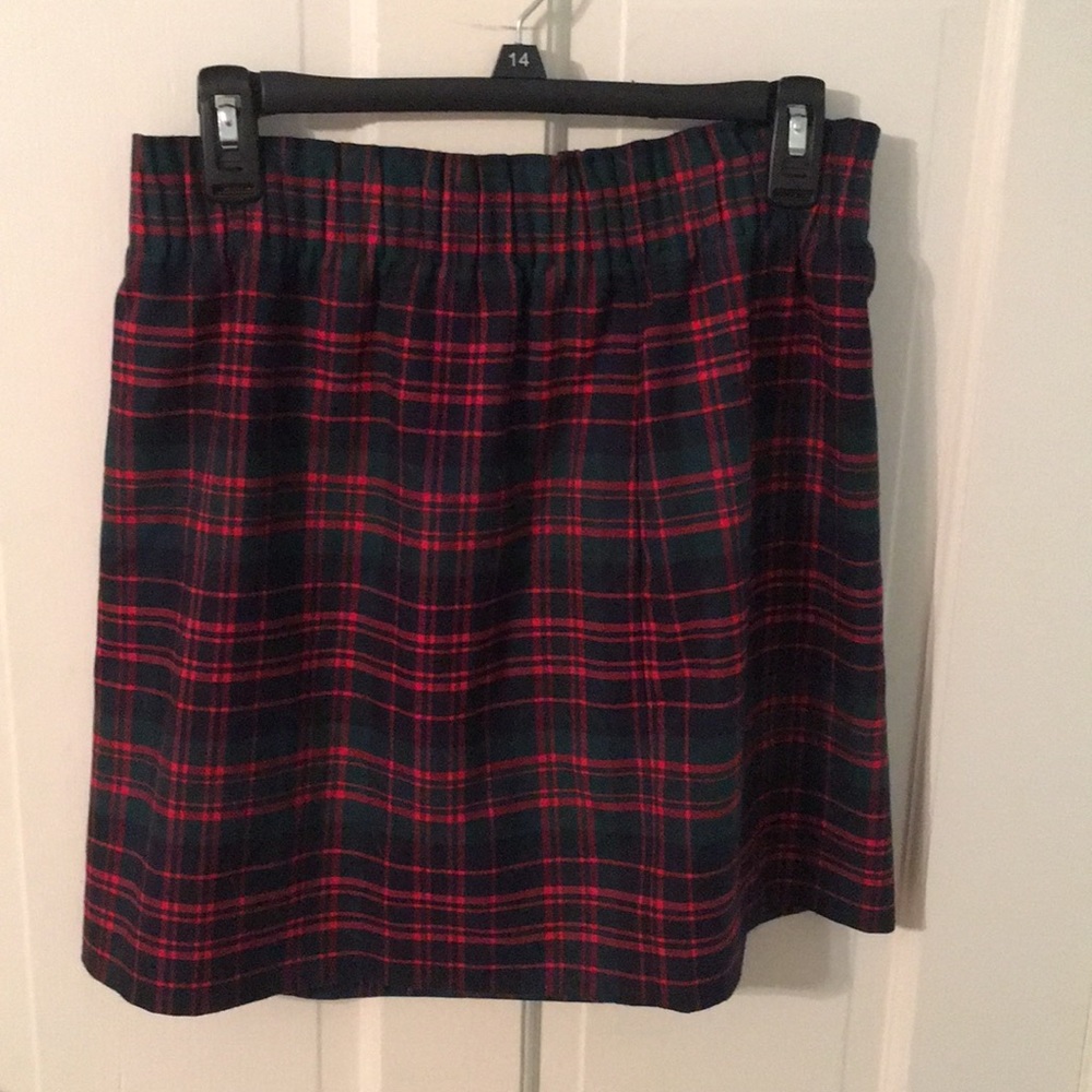 J.crew Plaid Skirt