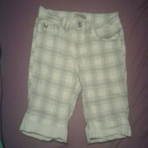 YMI Quater-Length Girls Plaid Shorts