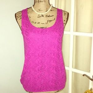 Ann Taylor Eyelet Tank Top