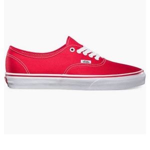 red classic Vans