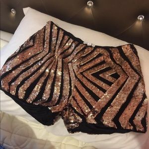 Agaci sequins shorts