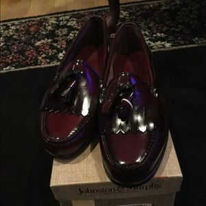 Men’s Bass Leather tassel loafers brown