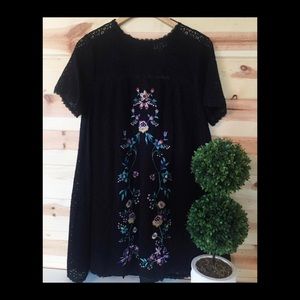 NWT Embroidered Dress