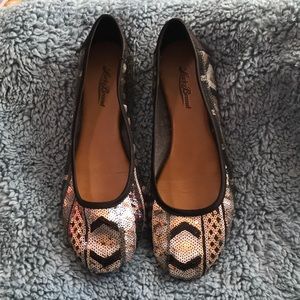 Sequin ballerina flats!