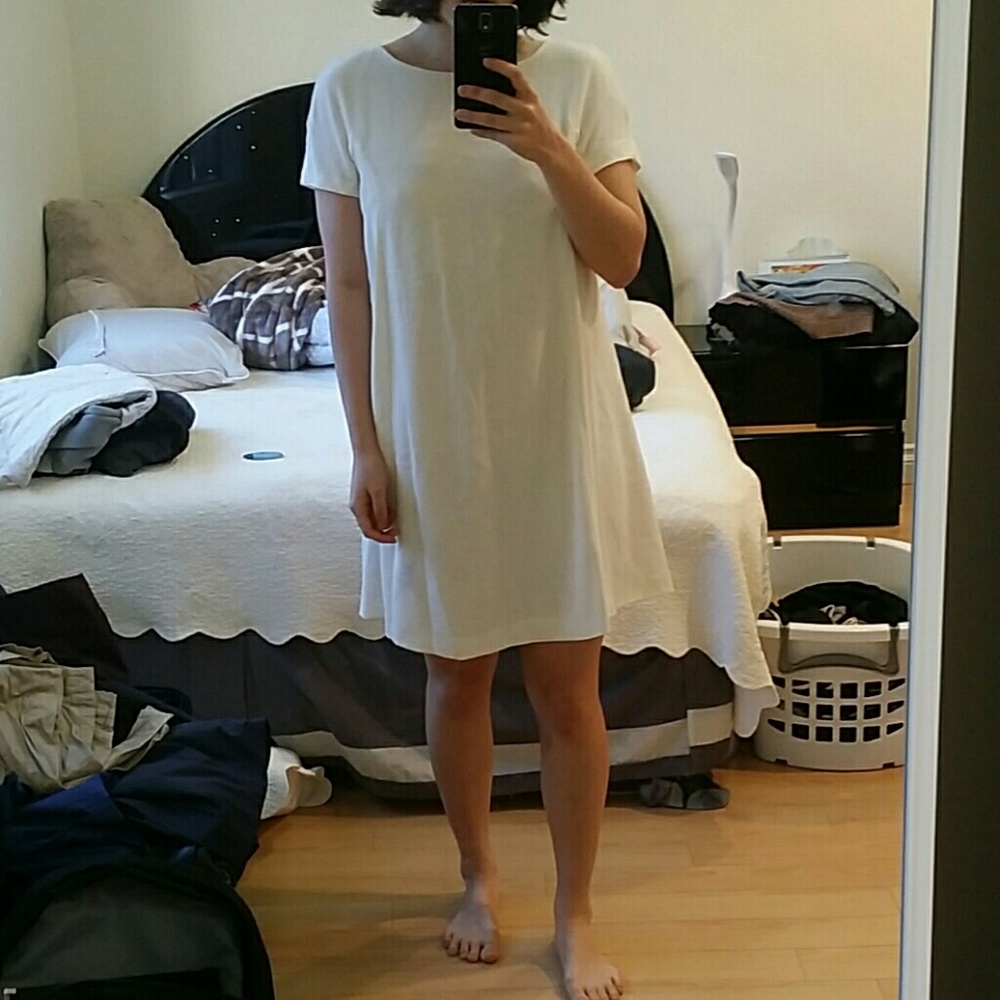 White Zara dress