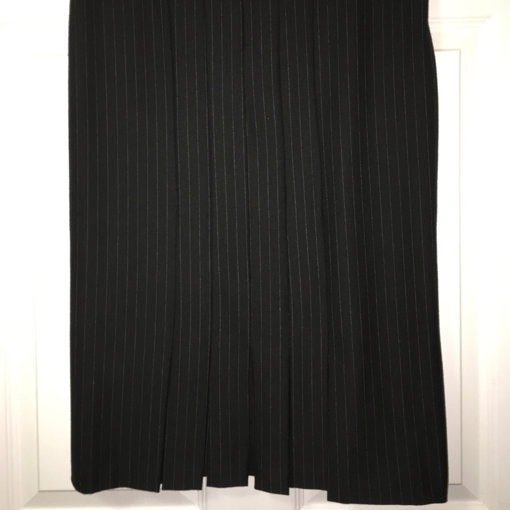 United Colors of Benetton Black Pinstripe Skirt