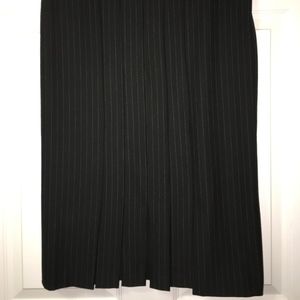 United Colors of Benetton Black Pinstripe Skirt