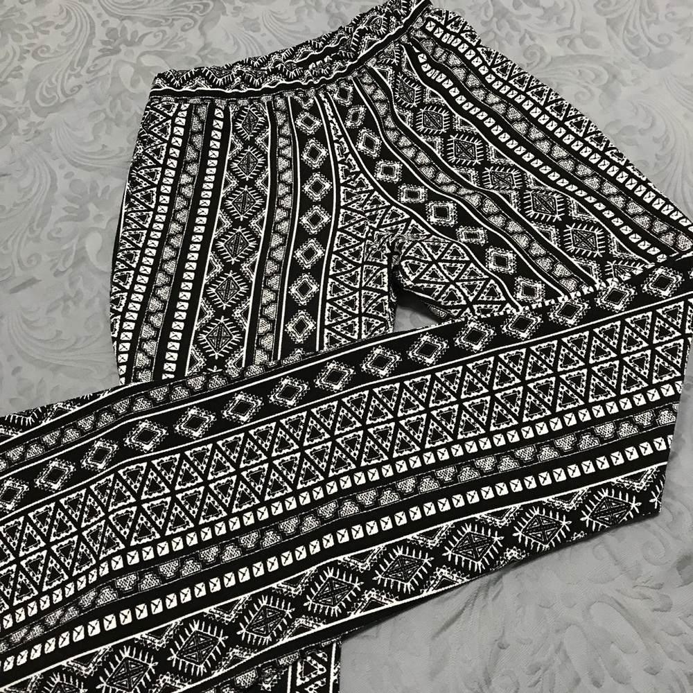 B&W Aztec High Waisted Pants