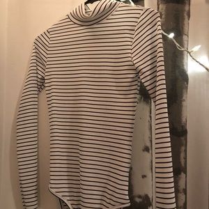 Brand new with tags black & white body suit