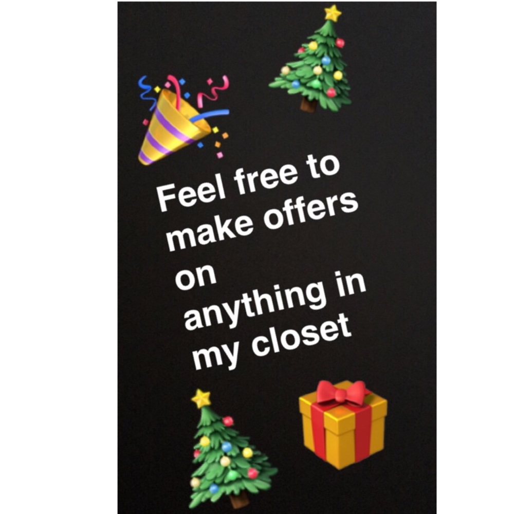 Feel free to make offers!