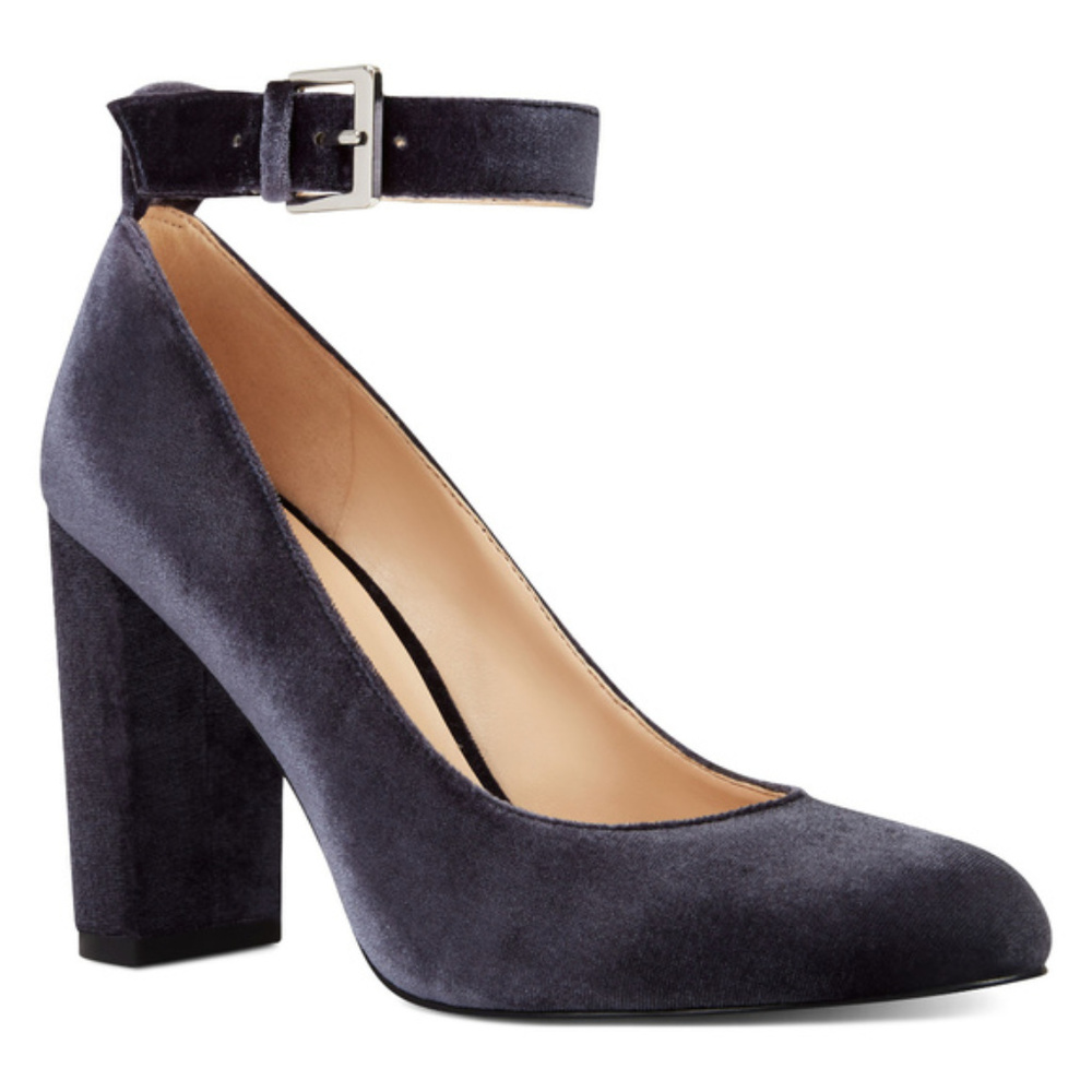 New! Nine West 3.75" Sz 7 Louiza Ankle Strap Heels