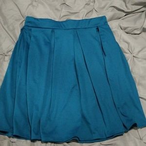 Doublju Pleated Flair Skater Skirt