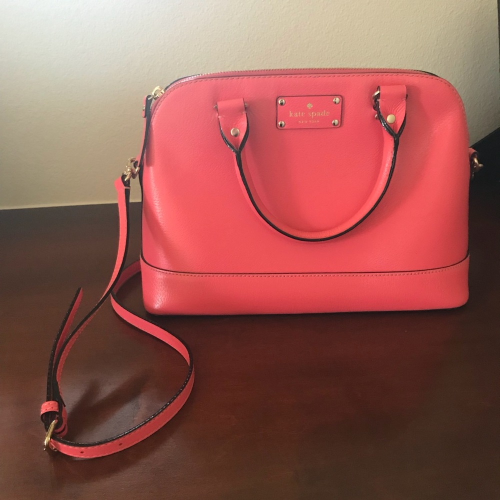 Kate Spade Wellesley Rachelle Coral Bag