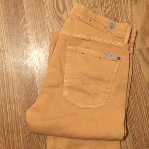 7 Brand Jeans (Mustard) slim fit