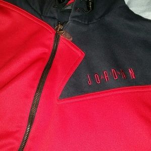 Air Jordan zip up sweat jacket size medium