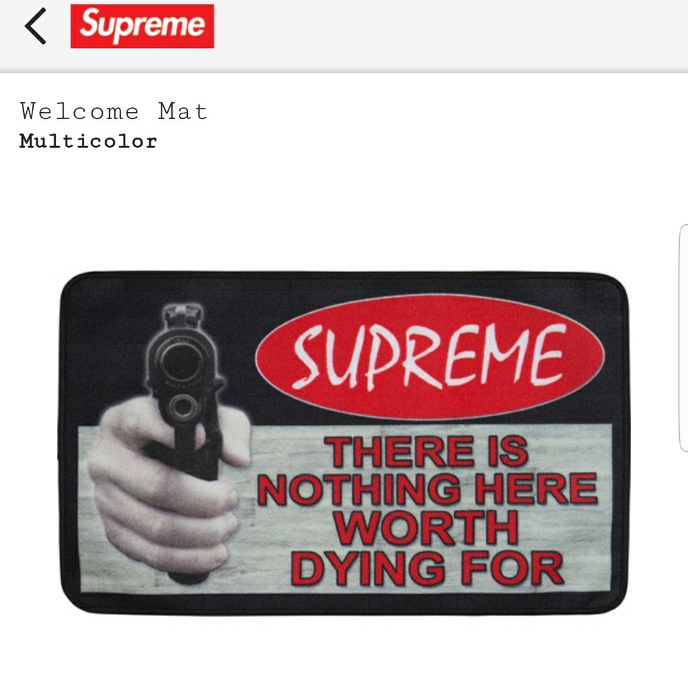 Supreme Welcome Mat
