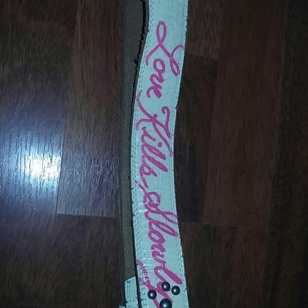 Ed hardy love kills slowly belt
