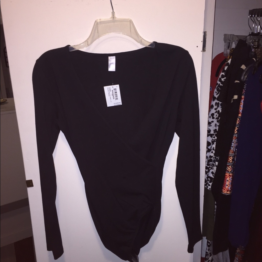 American Apparel Black Body Suit