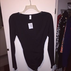 American Apparel Black Body Suit